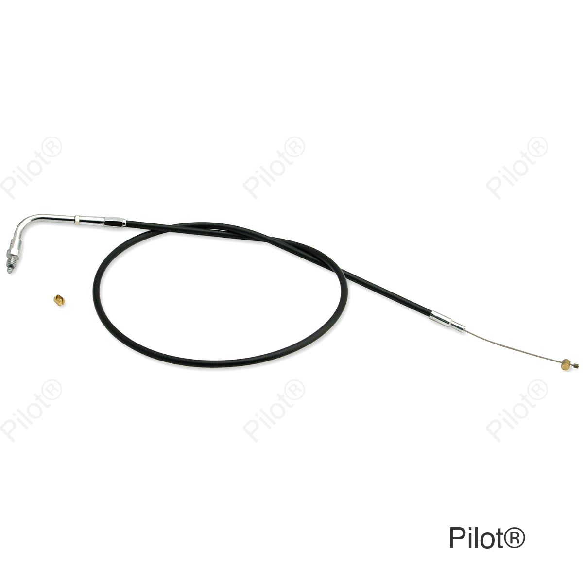 Black Vinyl Throttle Cable - 36" - Black