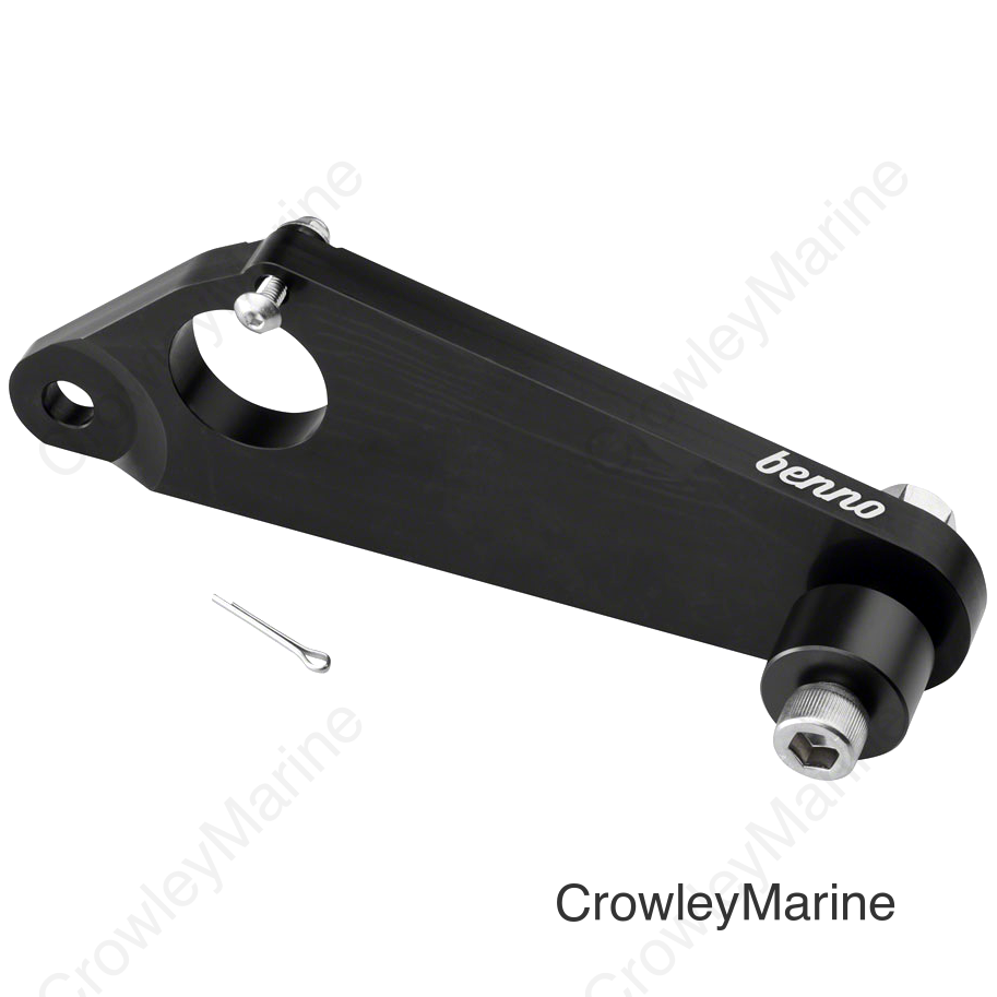 Benno Trailer Adapter QR Mount - Long Fits Boost EVO 1234 Black