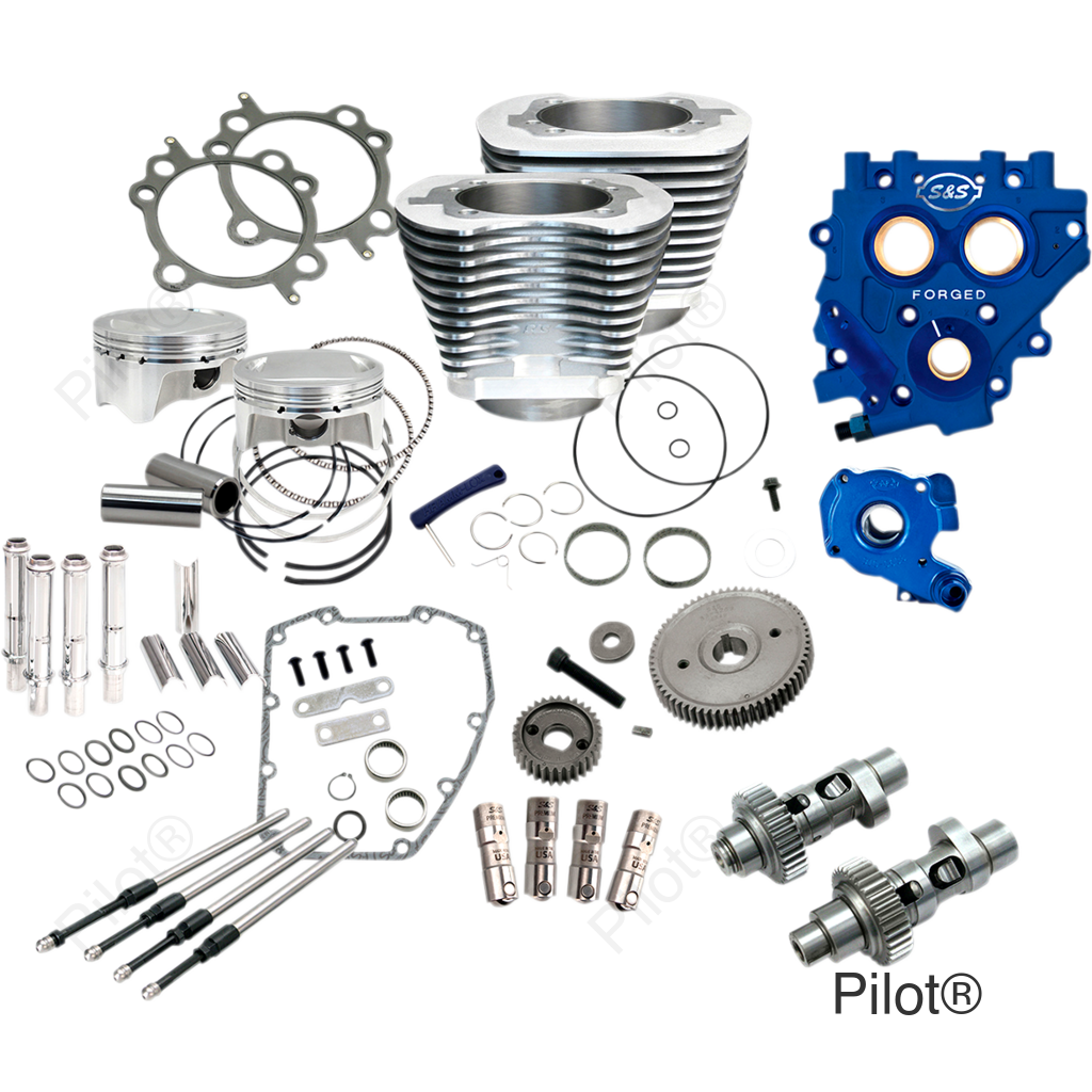 110" Power Package Performance Kit - Gear Drive - Silver