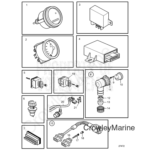 Pressure Gauge(V2) - Volvo Penta (20963274)