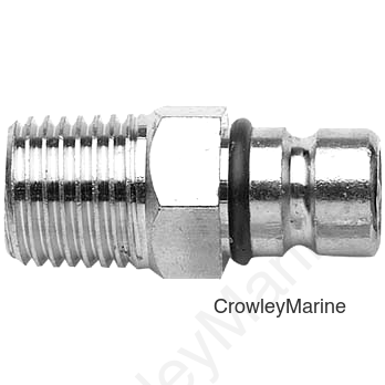 1/4" NPT Male Tank-Side, (Up to 75 Hp), Chrome Plated Brass