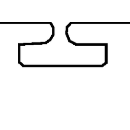 Black Replacement Slide - UHMW - Profile 10 - Length 53.75" - Arctic Cat thumbnail-1