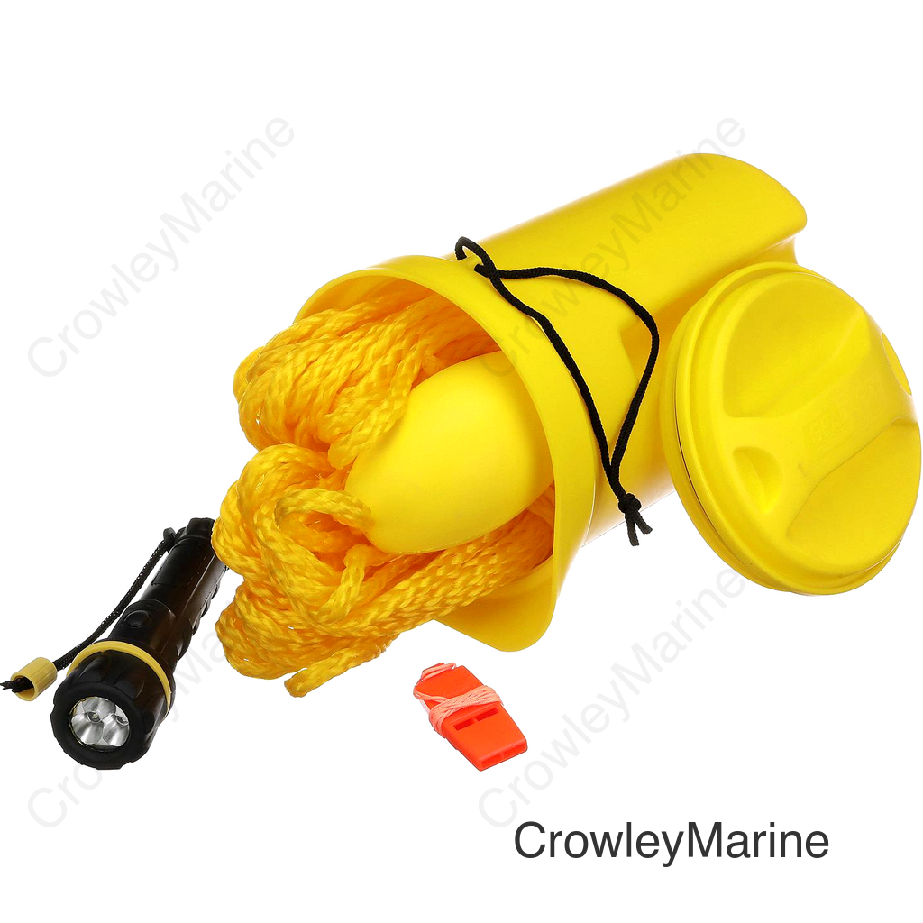 Seachoice Boat Bailer Safety Kit, Includes Flashlight, Whistle, 50 Ft. Line and Bailer