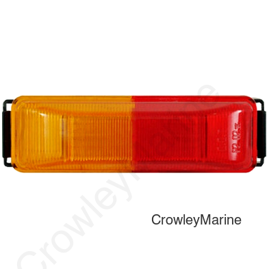 Optronics Incandescent Dual Amber/Red Fender Light - Waterproof, PC Rated (451230)