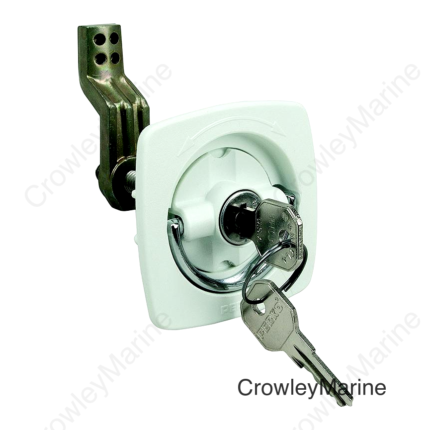 2-1/2 X2-1/2 White Flush Loc