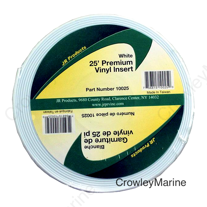 JR Products Vinyl Insert - Premium, 25' White