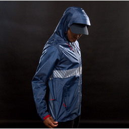 Fusion Rain Jacket - Navy - Medium thumbnail-2