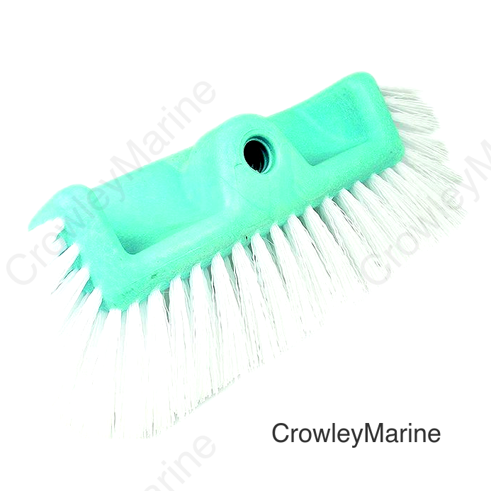 Seachoice 90477 Brush with Side Bristle, Size: 10", Stiff (White Poly)
