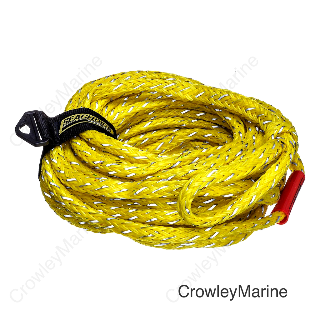 Seachoice Tube Tow Reflective Rope, 60 Ft. Long, Tows Up to 4 Riders