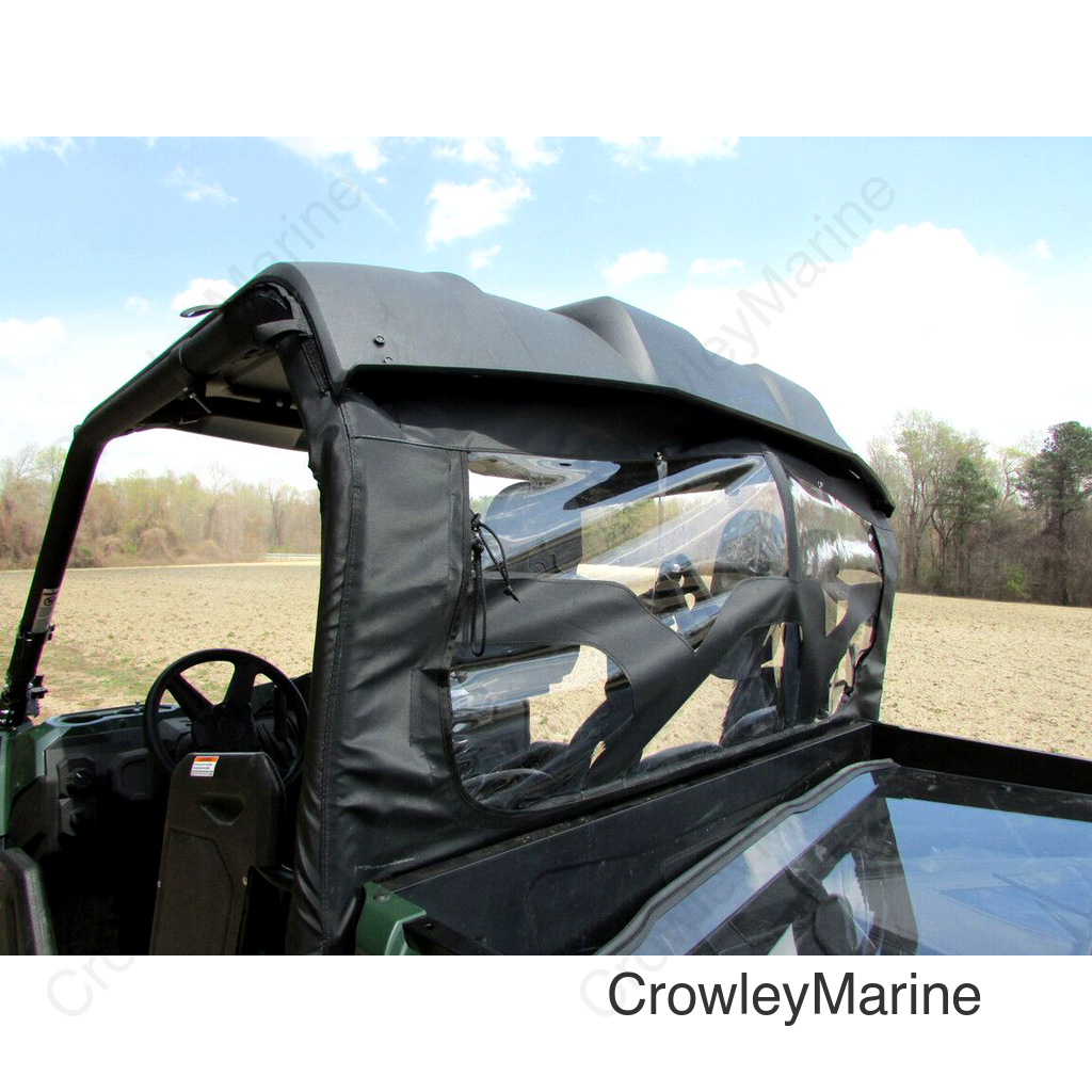 SOFT REAR DUST PANEL W/WINDOW