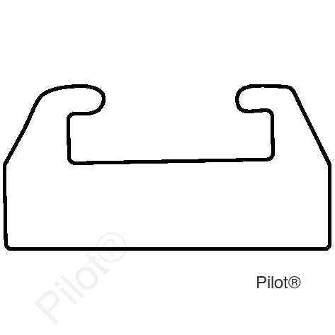 Yellow Replacement Slide - UHMW - Profile 26 - Length 41.63" - Ski-Doo