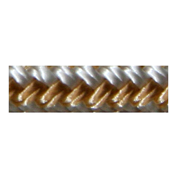 Sea Dog 302112020GW1 Premium Double Braided Nylon Dock Line, 1/2" x 20', Gold/White thumbnail-0