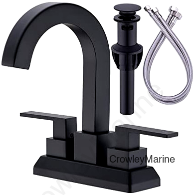 BATHROOM FAUCET, 4", 2 LEVER, 1/4 TURN, P (RV0000661)