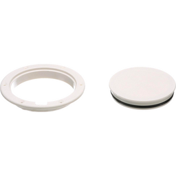 Seachoice White Pry-Up Deck Plate, Watertight, Up to 4-3/8 in. Diameter thumbnail-1