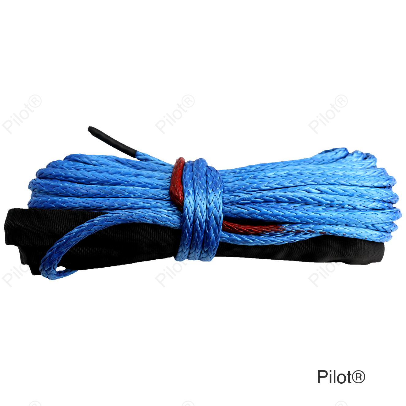Winch Rope - Synthetic - Blue - 15/64" x 38'