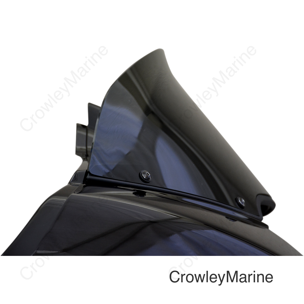 Windshield - Dark Smoke - 9" - FLTR '15+