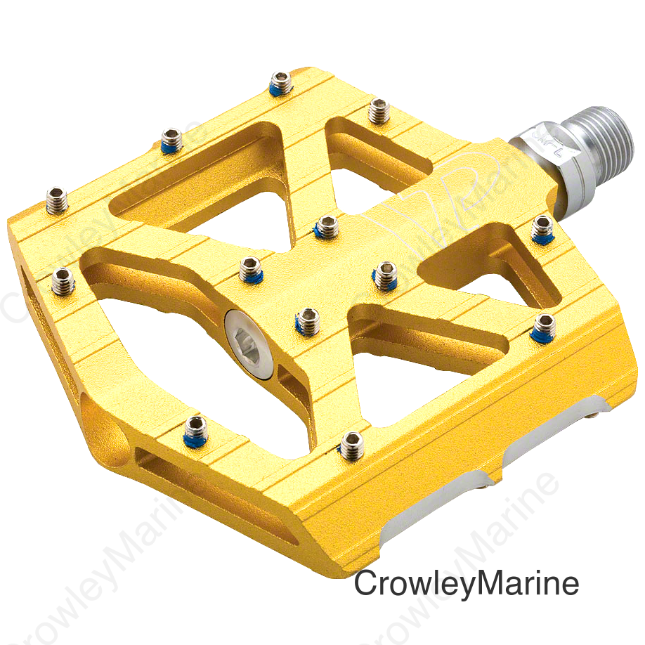 VP Components All Purpose Pedals - Platform Aluminum 9/16 Gold