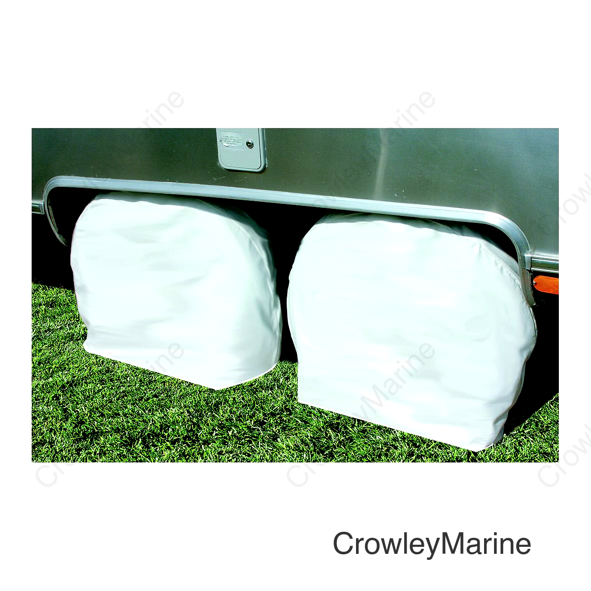 Camco 45322 Tire & Wheel Protectors,  27"-29", Arctic White, 1 pr.
