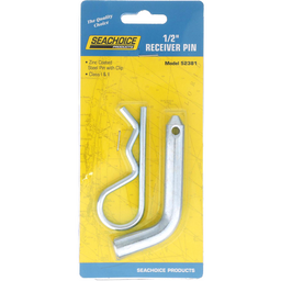 Seachoice Hitch Pin, 1/2 In., Trailer Receiver Clip Included thumbnail-2