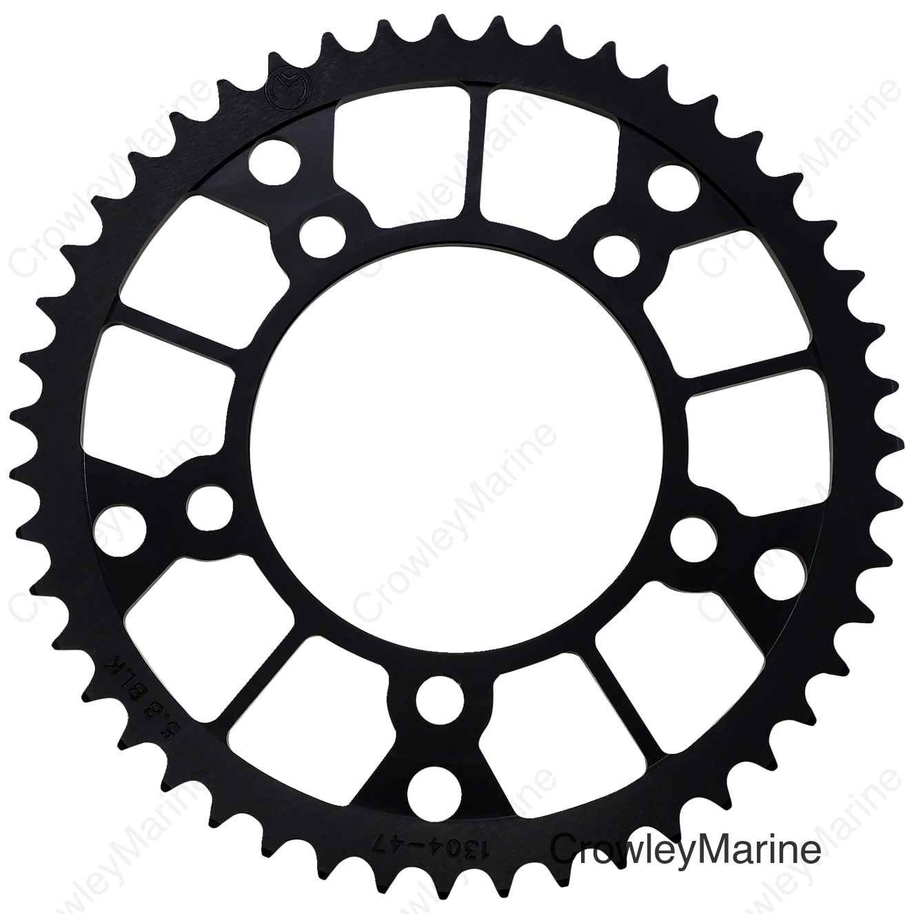 SPROCKET ALU HON 47T BLK