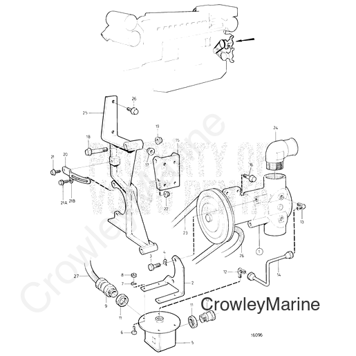 Copper Tube(V2) - Volvo Penta (846253)