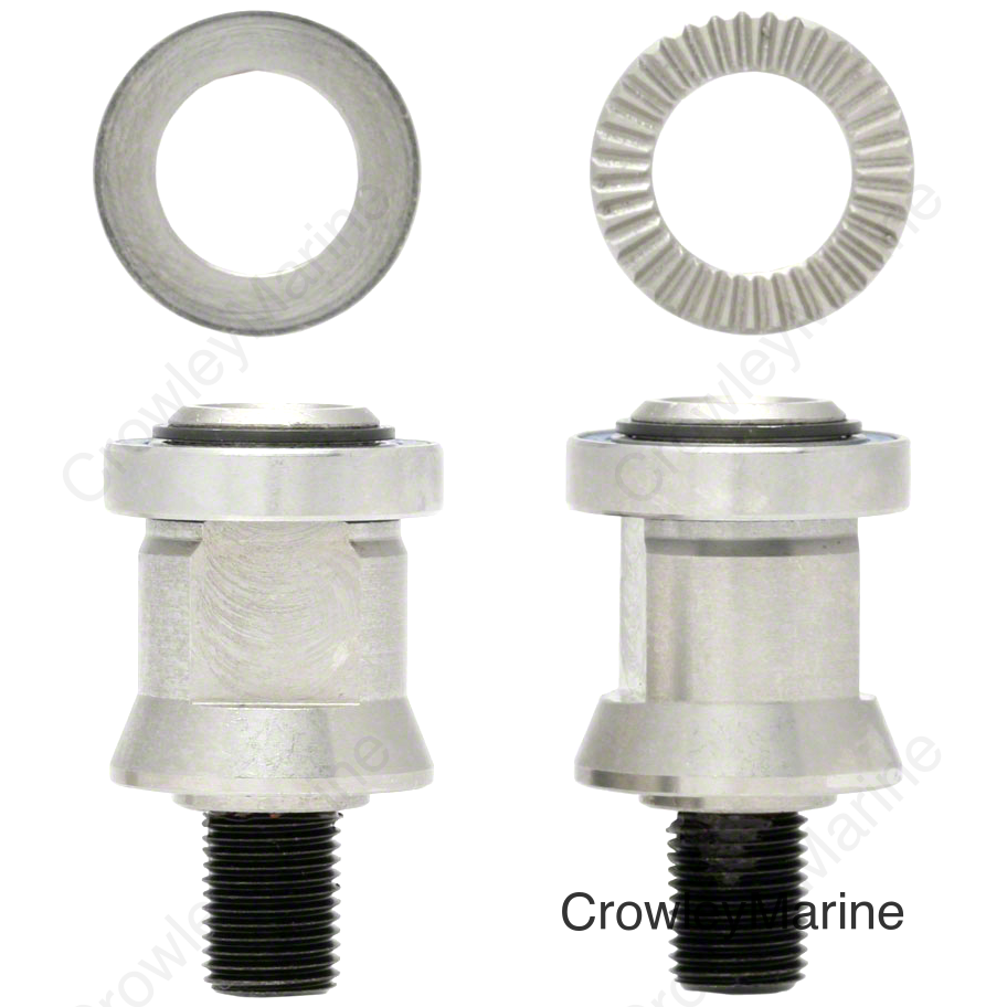 Surly Trailer Hitch Mount Axle Nuts: Fits 10x1mm Threaded Axles or Surly Direct-Frame Mounting Pair