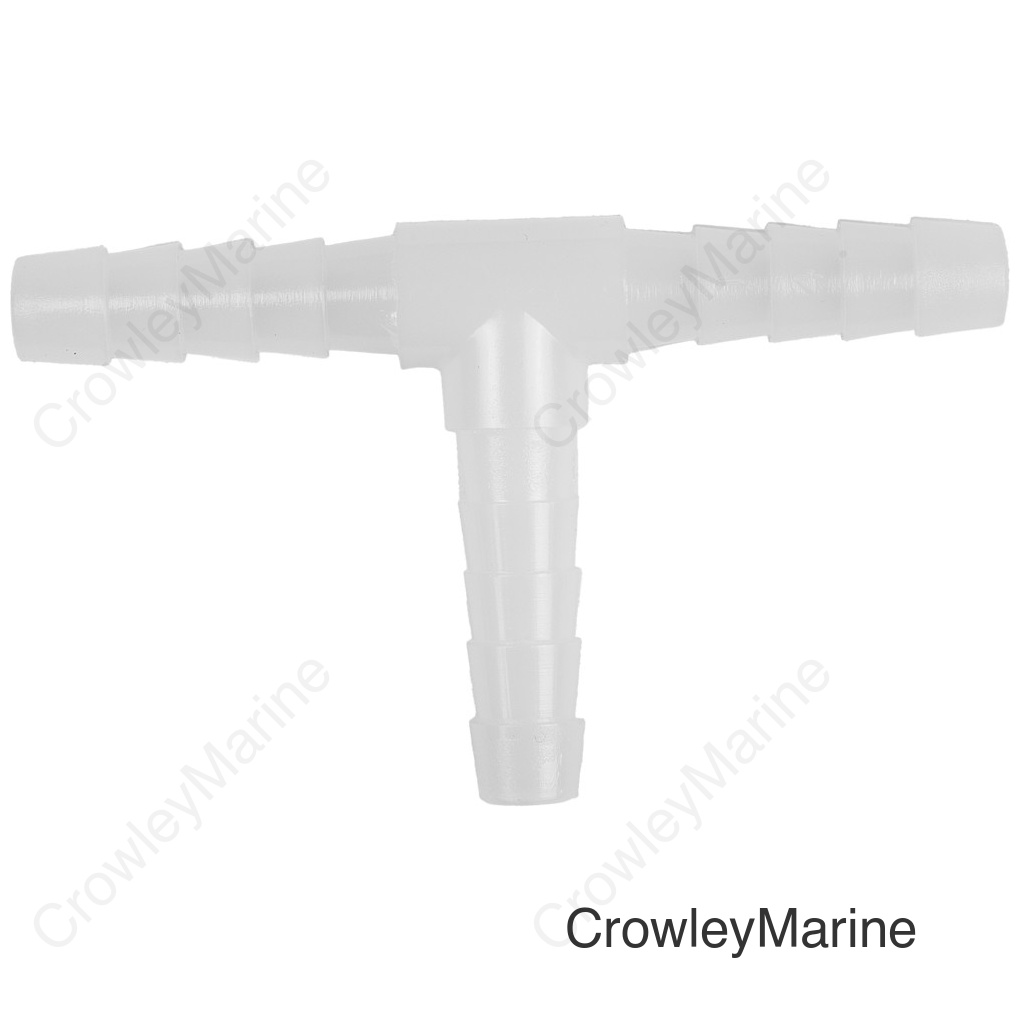 1/4" PLASTIC T FITTING 10/PK