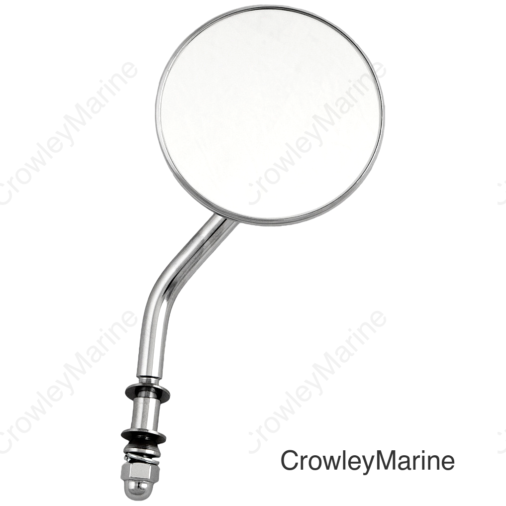 3" ROUND MIRROR W/4" STEM CHROME L/R