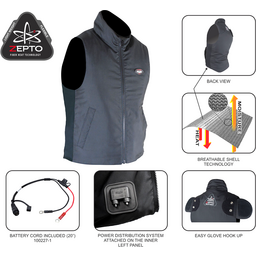 Gen X-4 Heated Vest Liner - Black - Small thumbnail-2