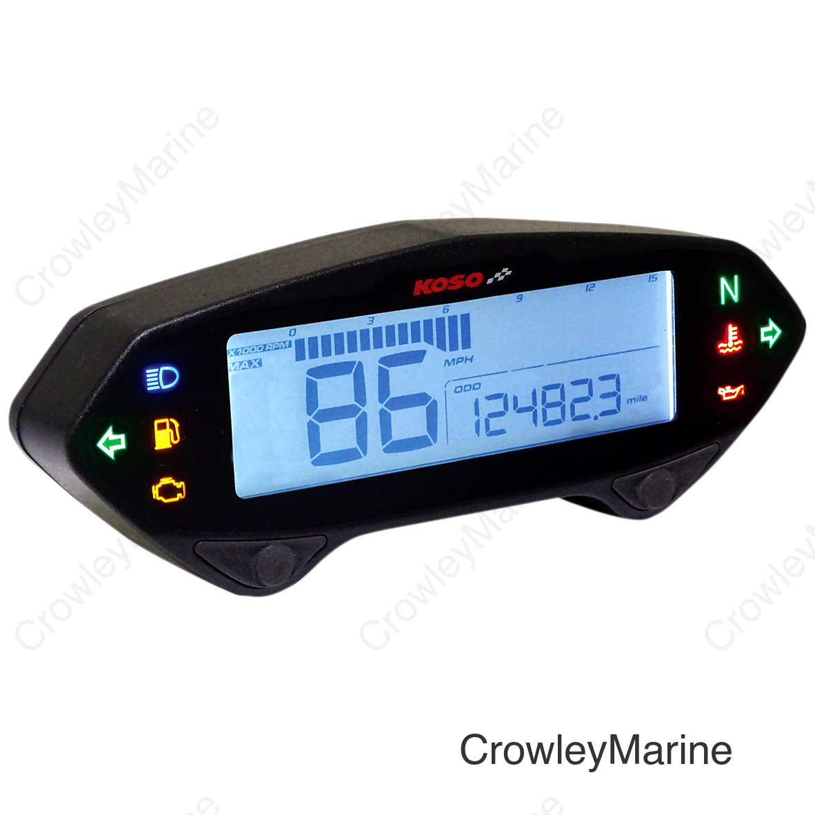DB-01RN Multifunction Meter - 4.72" L x 0.78" W x 1.81" H