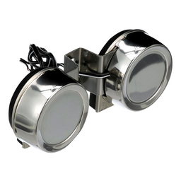 Seachoice Compact Electric Horns, 108 dB, Twin Horns w/ Stainless Steel Covers, 12V DC Power, 8 Amp thumbnail-1