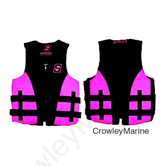 Seachoice Evoprene Multi-Sport Life Jacket - Adult L - Pink/Black, Fits Chest 36-40 in, USCG Level 70