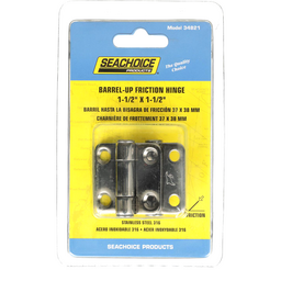 Seachoice Barrel-Up Friction Hinge, 316 Stainless Steel, 1-1/2 In. X 1-1/2 In., 1 Pair thumbnail-3