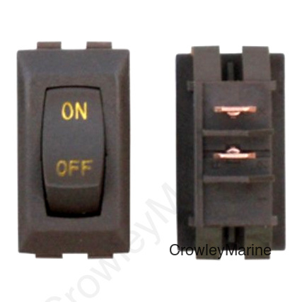 12V LABELED ON/OFF BROWN/