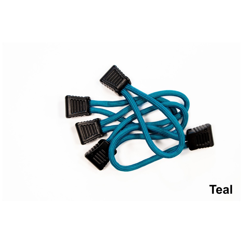 Fishbone Offroad Paracord Zipper Pulls 5 Pcs Teal
