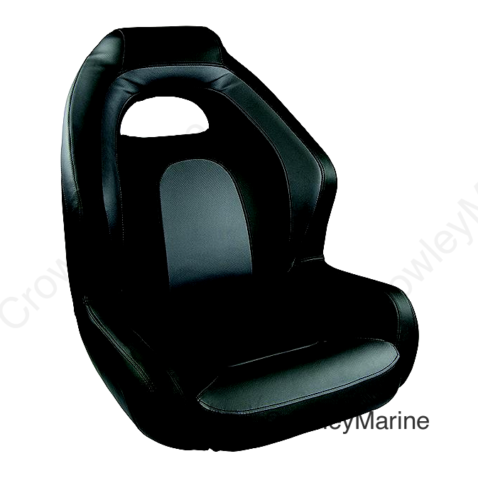 Springfield Ozark Bass Seat, Bucket Seat, Charcoal & Gray