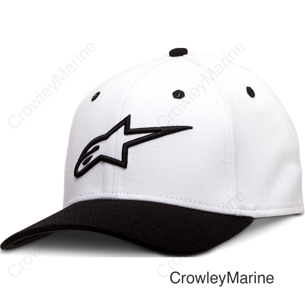 CURVE HAT WHITE/BLACK SM/MD