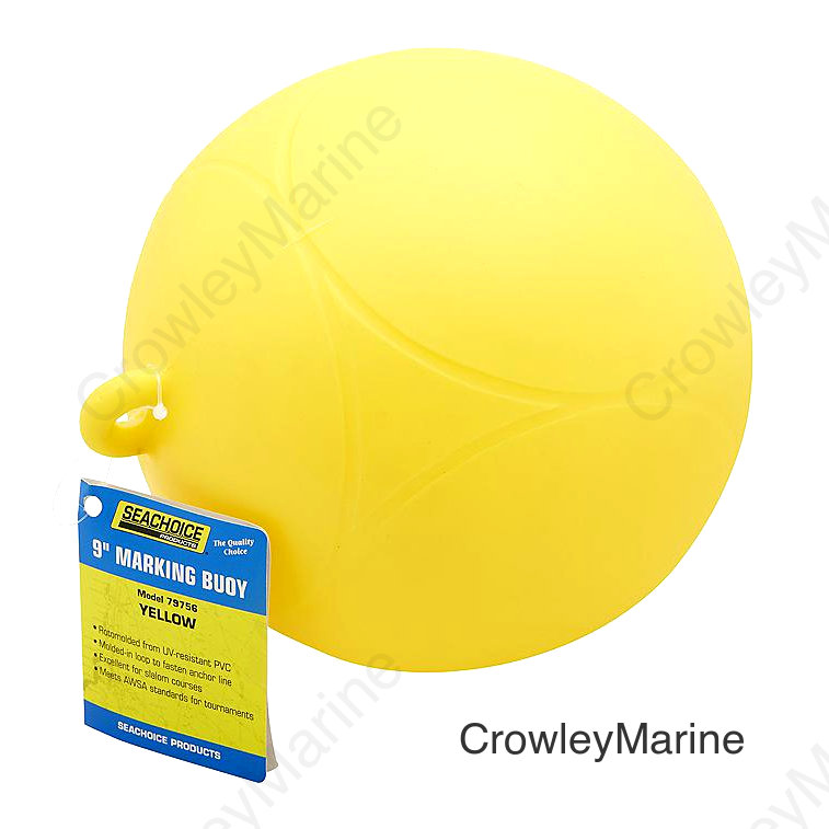 Seachoice Slalom Marking Buoy, 9 in., Yellow