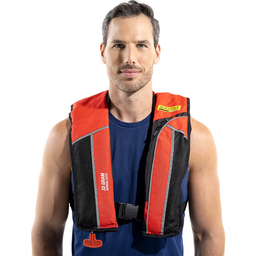 Seachoice 85861 Type V Premium Rip-Stop Inflatable PFD – Adult Universal, Red thumbnail-2