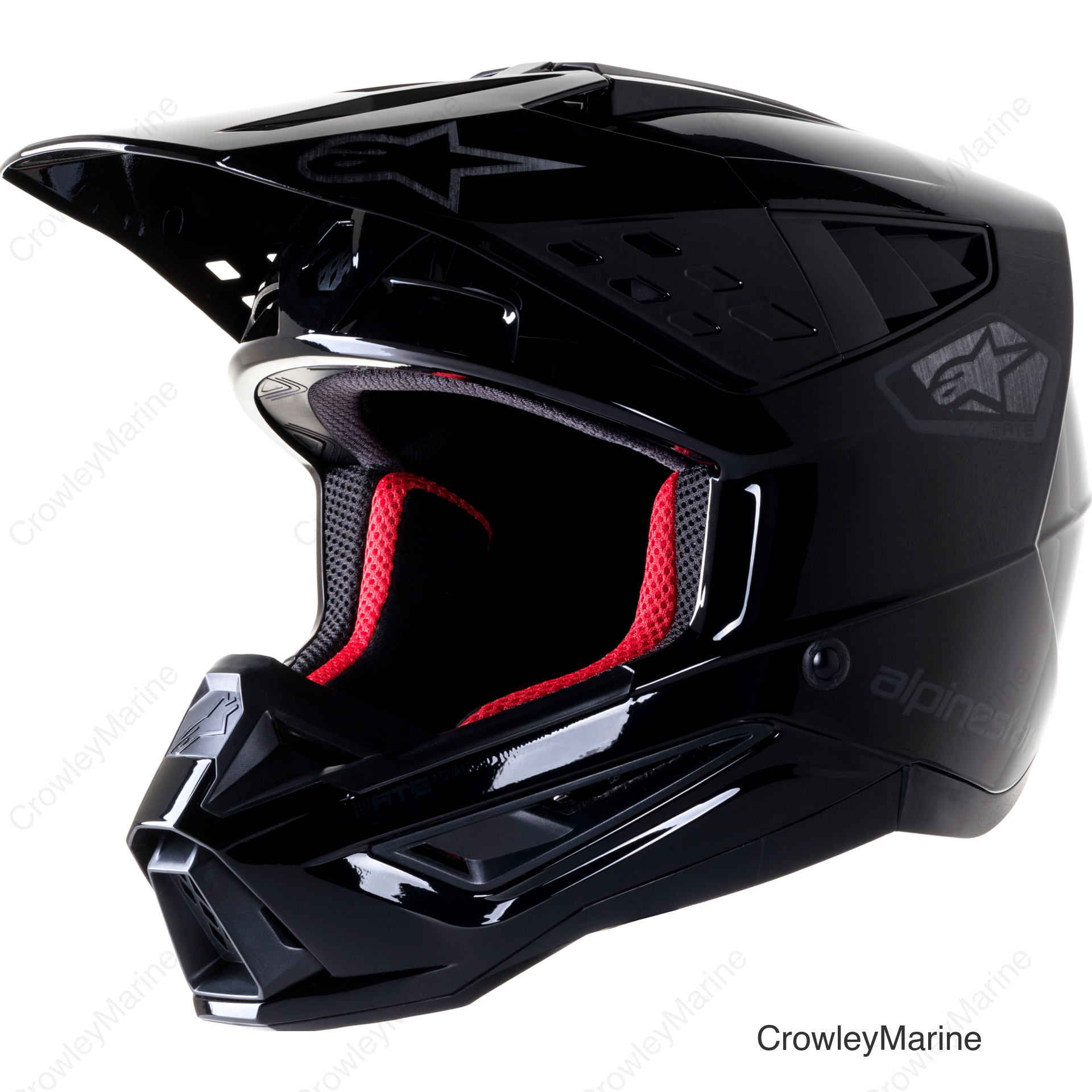 S-M5 SCOUT HELMET BLACK/SILVER GLOSSY SM