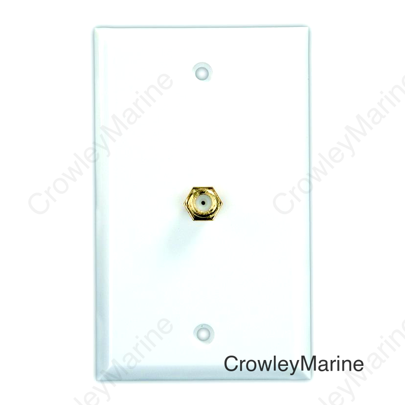 JR Products Interior Cable Tv Plate