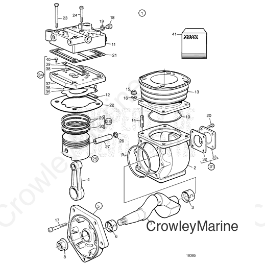 Compressor(V2) - Volvo Penta (20429341)