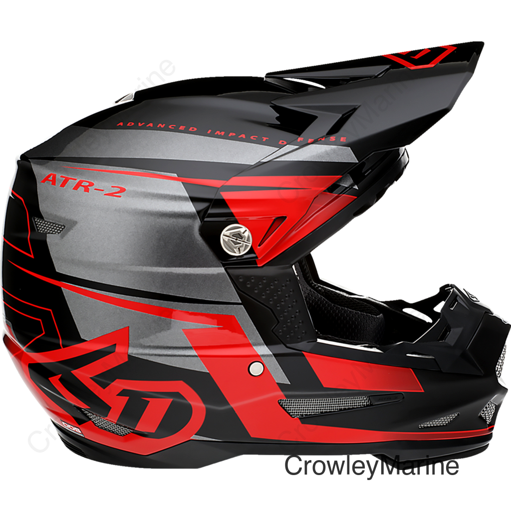 ATR-2 Helmet - Mach - Red/Gray/Black - Small