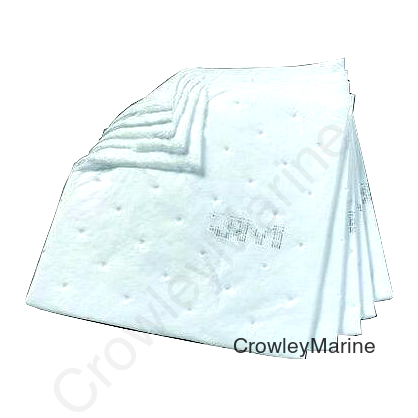 3M HP255 High Capacity Petroleum Sorbent Pads, 50/Bag