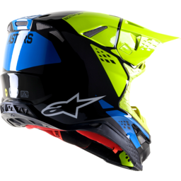 Supertech M8 Helmet - Factory - Black/Yellow/Blue - Medium thumbnail-2