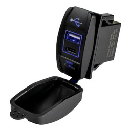 Sea-Dog 4265211 USB & USB-C Rocker Switch Style Power Socket thumbnail-1