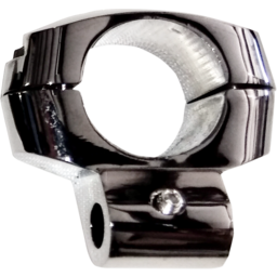 Handlebar Led Clamp - Black/Chrome - 1"