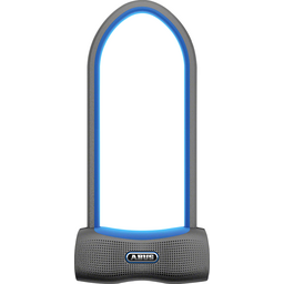 Abus 770A SmartX U-Lock - 4.2 x 11.8 Keyless Black/Silver Includes USKF Bracket