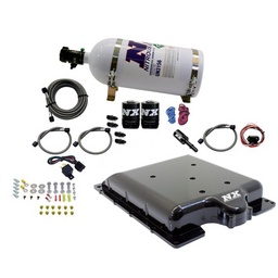 Nitrous Express Dodge Hellcat/Demon Supercharger Lid Nitrous Kit (100-400HP) w/10lb Bottle thumbnail-1