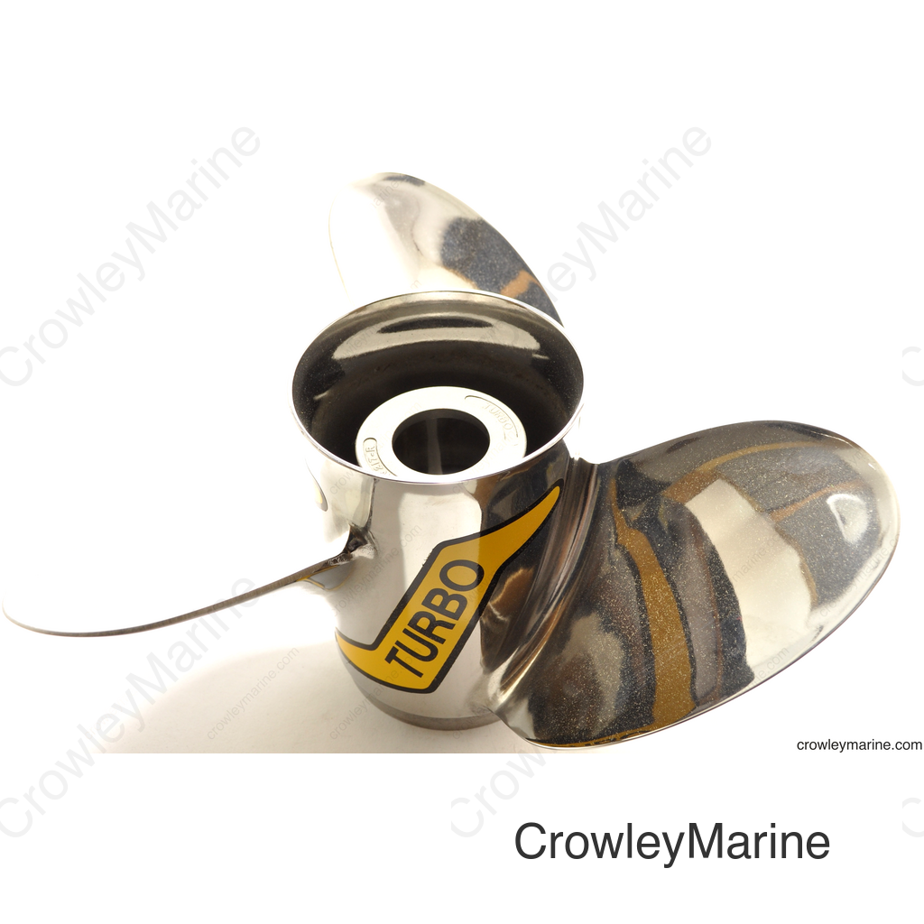 Turbo 1 Prop - 3 Blade 13.25x21RH Stainless Steel